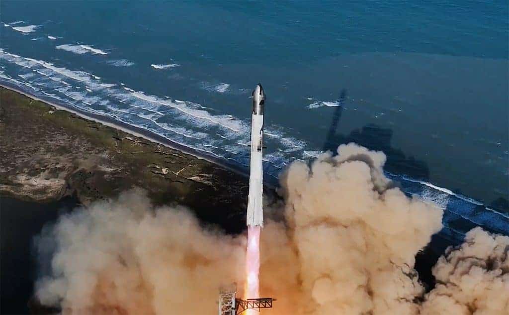 Starship launched
