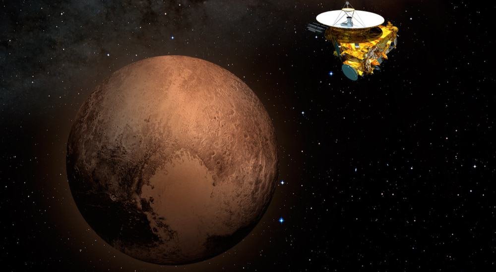 New Horizons Simulation Simulation approaching Pluto