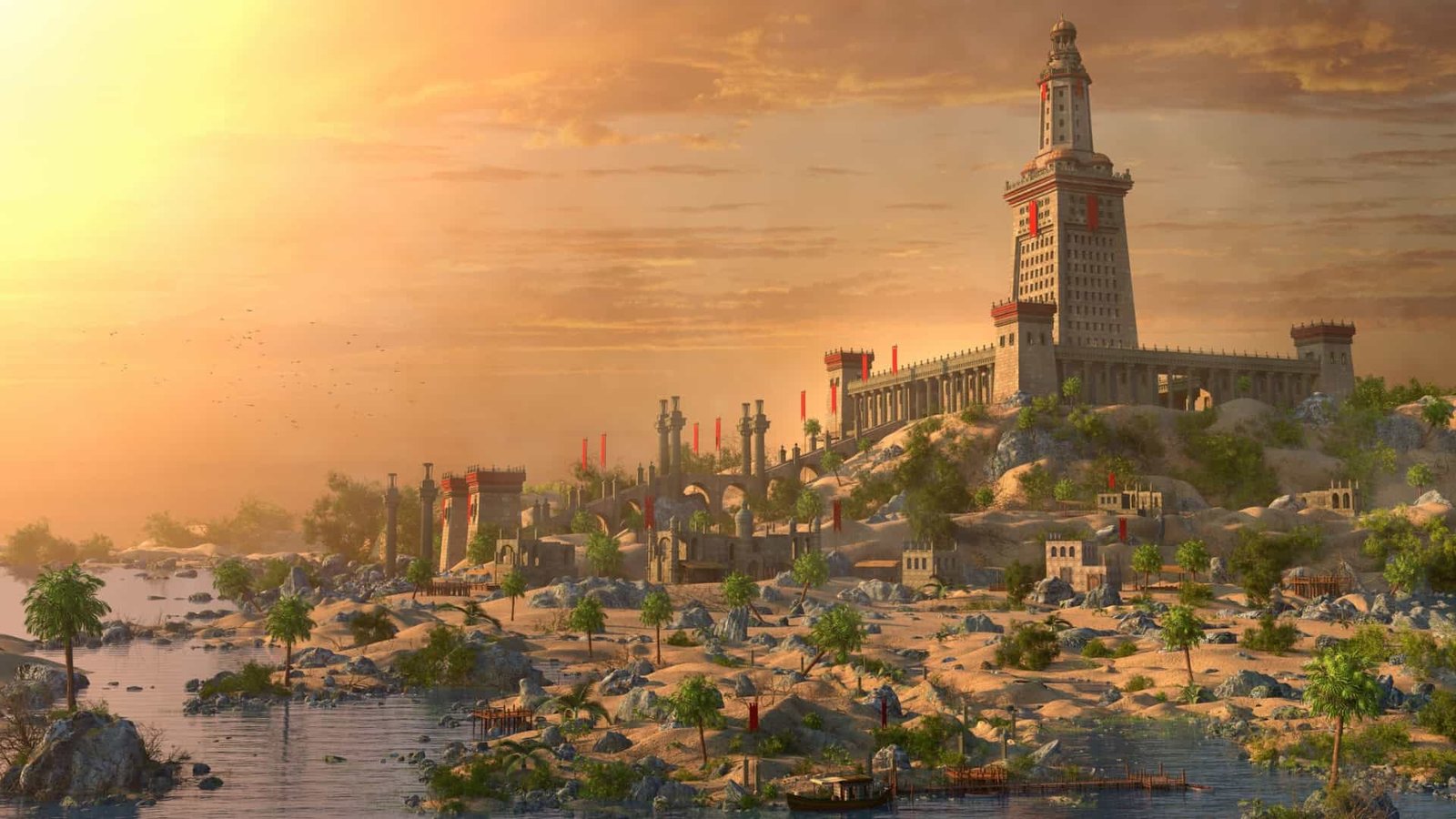 Alexandria --1920x1080 lighthouse