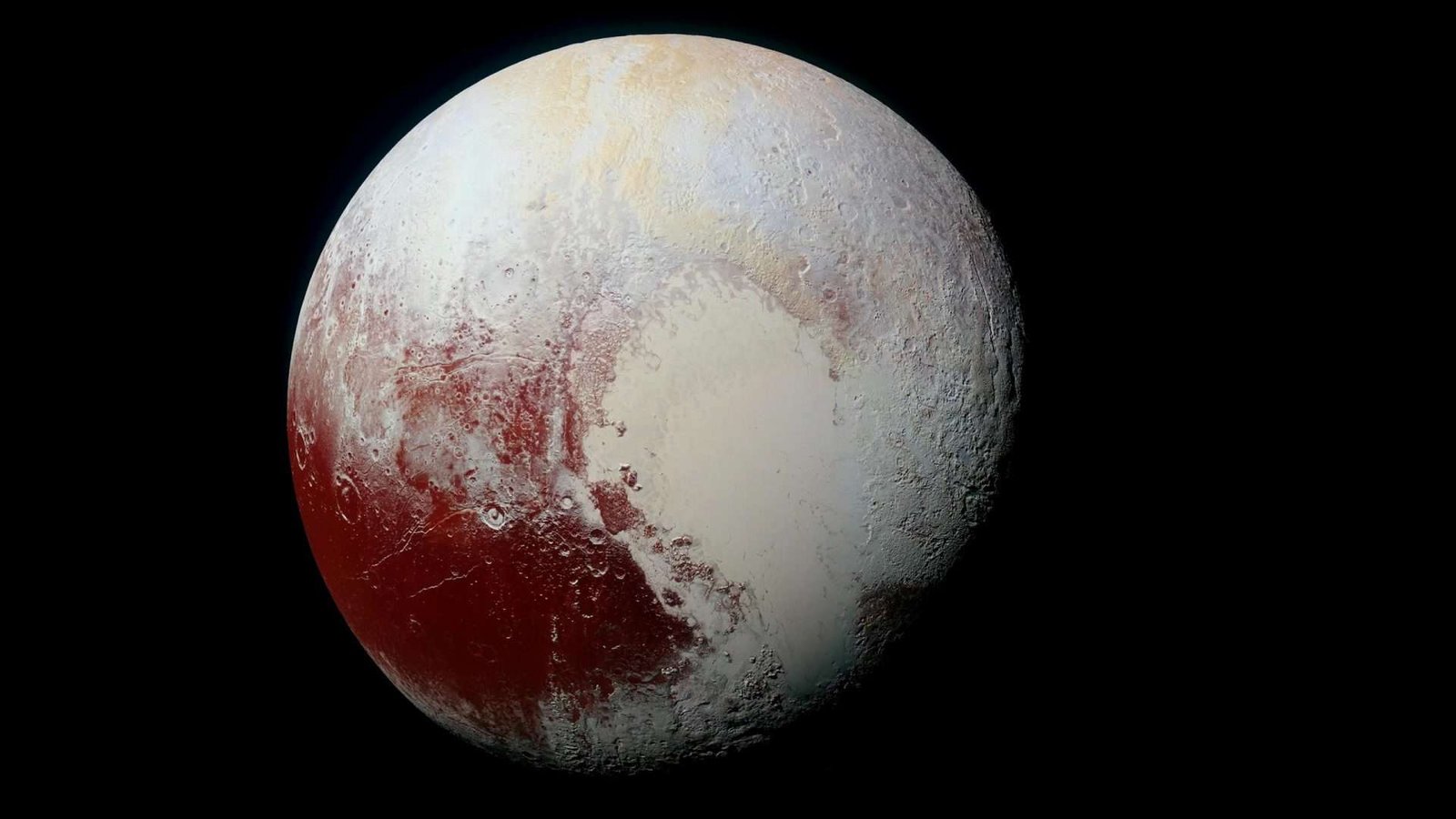 Pluto in space